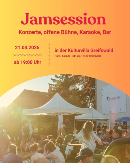 Jamsession in der Kulturvilla Greifswald