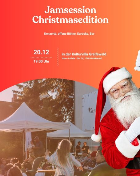Jamsession Weichnatsedition in der Kulturvilla Greifswald – Musik, Vibes & Gemeinschaft! 